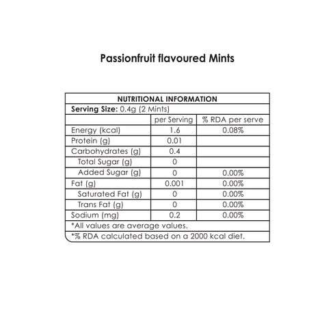 Impact Mints Passion Fruit Mints 14g