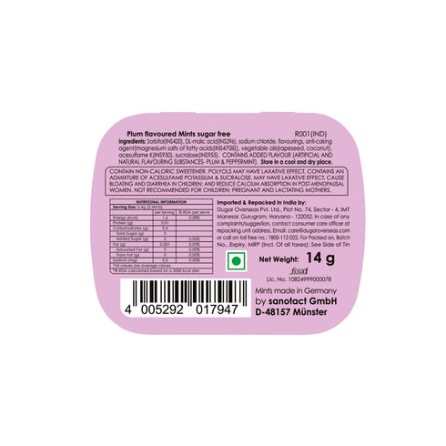 Impact Mints Sour Plum Raspberry and Cardamom Pack of 3