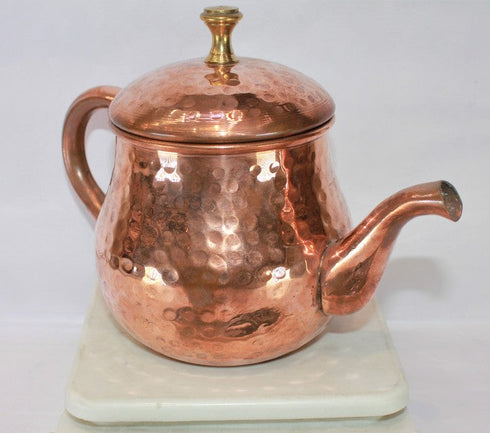 Pure Copper Tea Pot Ketali Kettle 502g(Pack of 1)