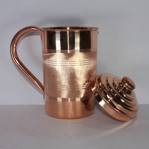 Pure Copper Jug for Water 538g(Pack of 2)