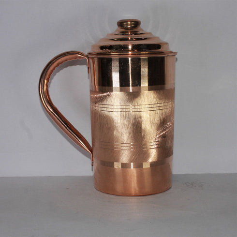 Pure Copper Jug for Water 538g(Pack of 2)