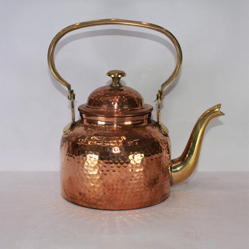 Pure Copper Tea Pot Ketali Kettle 560g(Pack of 1)