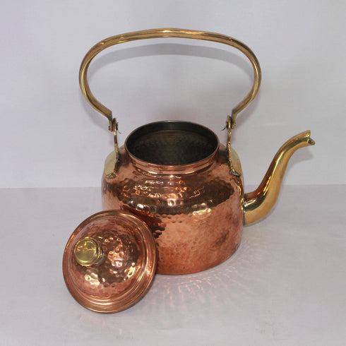 Pure Copper Tea Pot Ketali Kettle 560g(Pack of 1)
