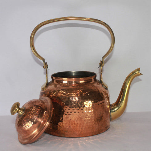 Pure Copper Tea Pot Ketali Kettle 560g(Pack of 1)