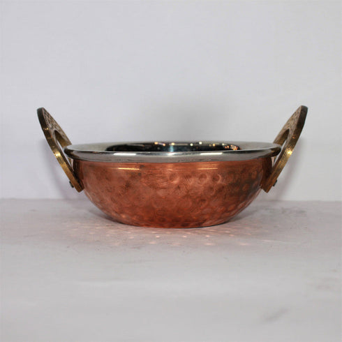 Steel Copper Kadai 241g (Pack of 8)