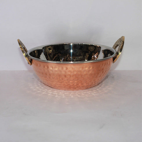 Steel Copper Kadai 412g (Pack of 4)