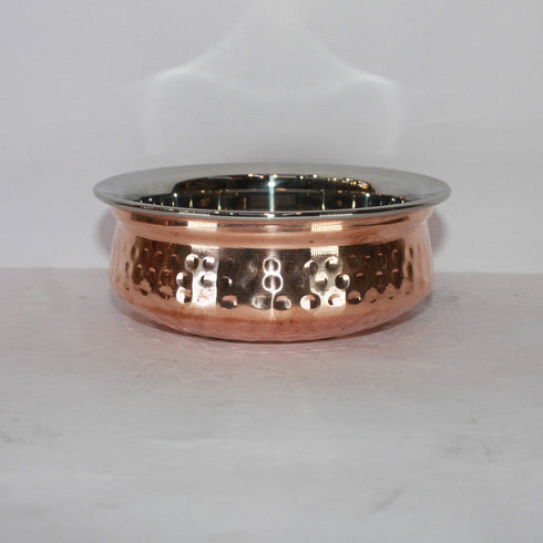 Steel Copper Handi Bowl 428g(Pack of 2)
