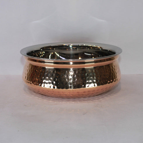 Steel Copper Handi Bowl 785g