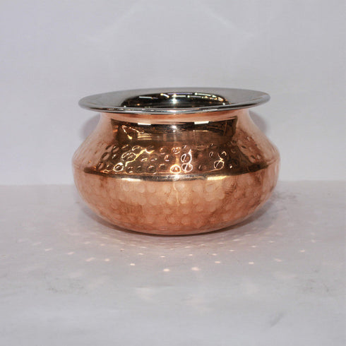 Steel Copper Handi Bowl 492g(Pack of 4)