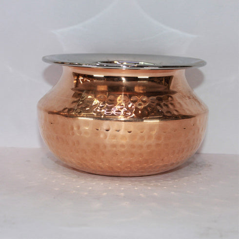 Steel Copper Handi Bowl 522g(Pack of 4)