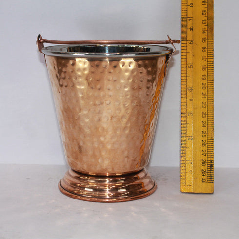 Steel Copper Bucket Balti 1,006g(Pack of 2)