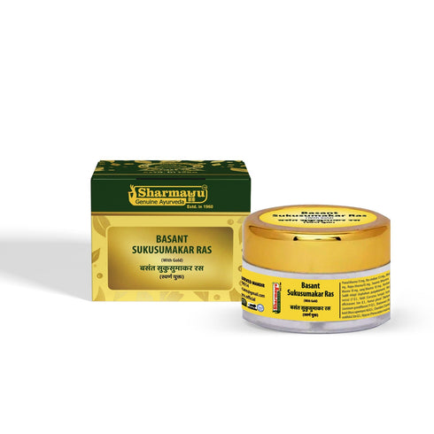 Sharmayu Ayurveda Basant Sukusmakar Ras 10 Tabs