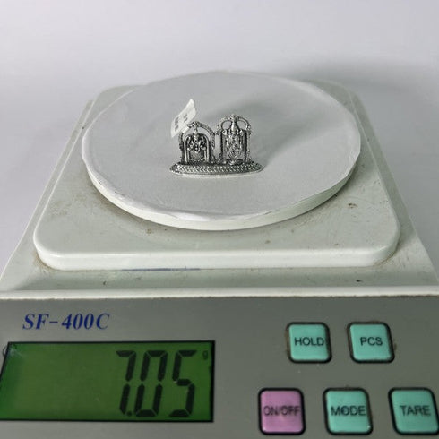 Pure Silver Balaji And Padmavathi Antique Idol 7.05g