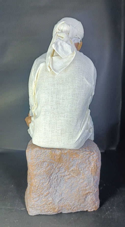 Sai Baba Murthi Sitting On Rock