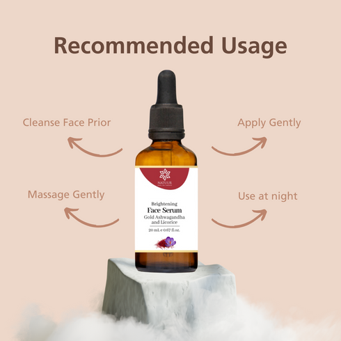 Natuur Gold Ashwagandha Licorice brightening face Serum