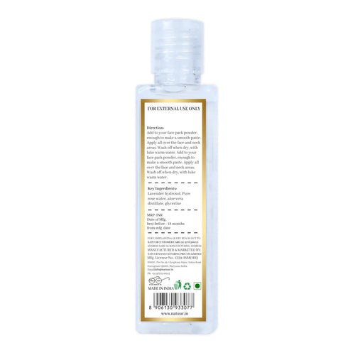 Natuur Activation Liquid for Face Pack Lavender and Rose