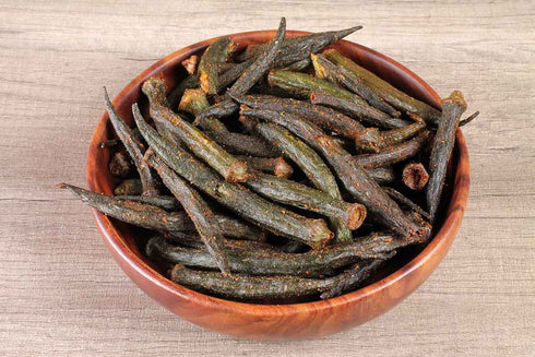 Neelam Foodland Vacuum Fried Masala Okra Chips