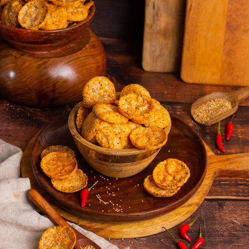 Snackible Thai Chilli Quinoa Chia Popped Chips