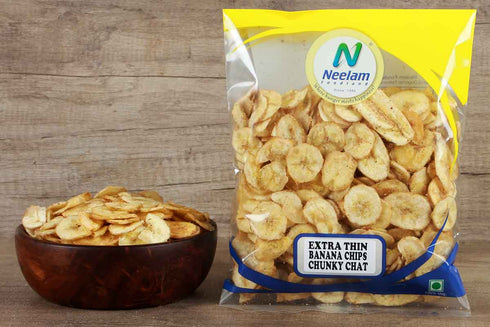 Neelam Foodland Extra Thin Banana Chips Chunky Chat