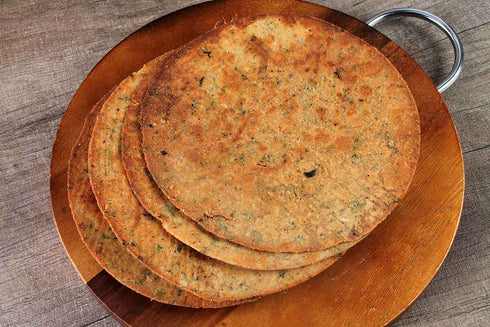 Neelam Foodland Whole Wheat Bajra Methi Garlic Khakhra