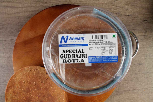 Neelam Foodland Gud Bajra Rotla