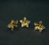 Pure Silver Shiny Golden Flowers 6.13g Pack Of 3