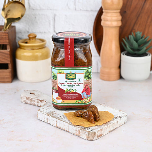 THE LITTLE FARM CO Gobhi Gajar Shalgum Pickle Combo