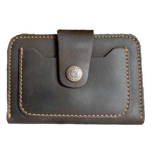 Vhaan Ethnic Craft Elysian Handcrafted Organic Leather Bifold Card holder