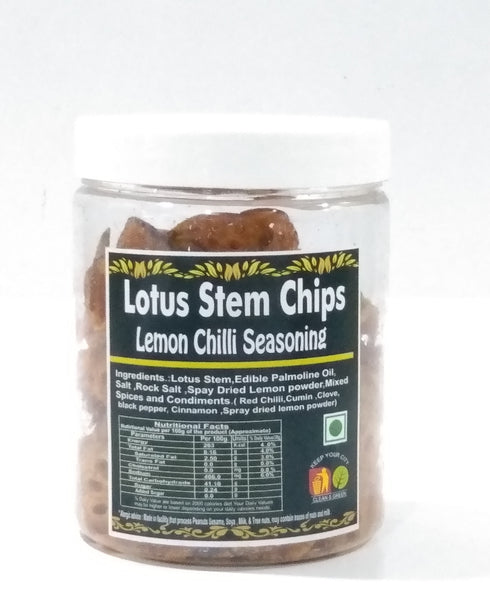 Neelam Foodland Steam Lotus Chips Lemon Chilli Seasoning