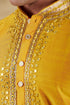 Veshbhoshaa Bluesaanchi Mirror Magic Yellow Men'S Kurta Set