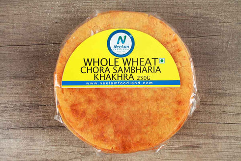 Neelam Foodland Whole Wheat Chora Sambharia Khakhra