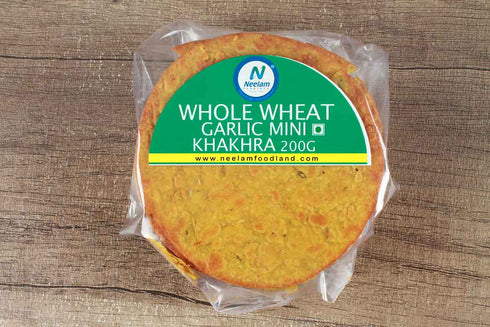 Neelam Foodland Whole Wheat Garlic Khakhra Mini
