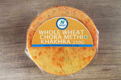 Neelam Foodland Whole Wheat Chora Methi Khakhra