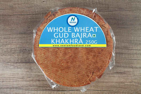 Neelam Foodland Whole Wheat Gud Bajra Khakhra