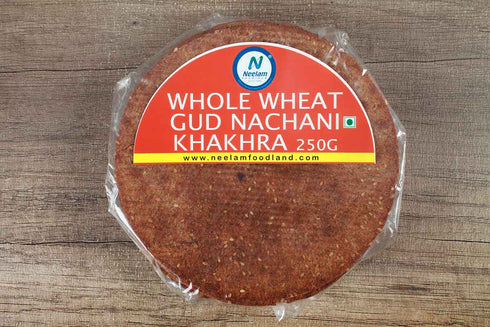 Neelam Foodland Whole Wheat Gud Nachani Khakhra