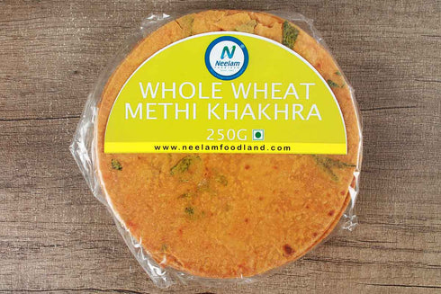 Neelam Foodland Whole Wheat Methi Khakhra