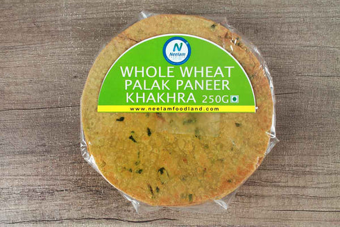 Neelam Foodland Whole Wheat Palak Paneer Khakhra