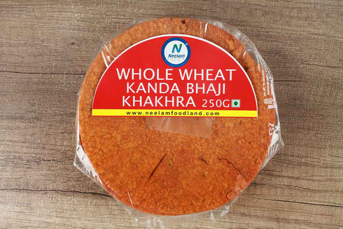 Neelam Foodland Whole Wheat Kanda Bhajiya Khakhra