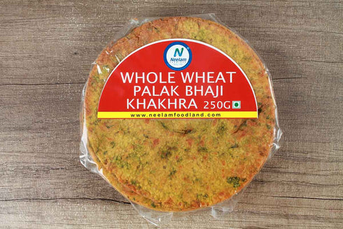 Neelam Foodland Whole Wheat Palak Bhajiya Khakhra