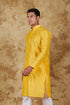 Veshbhoshaa Bluesaanchi Banarsi Silk Mango Kurta Set