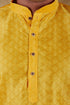 Veshbhoshaa Bluesaanchi Banarsi Silk Mango Kurta Set