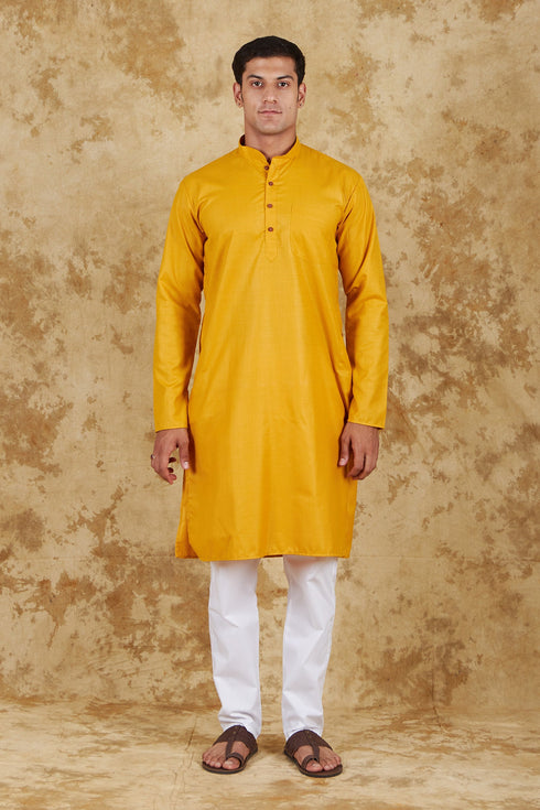 Veshbhoshaa Bluesaanchi Yellow Waistcoat Set