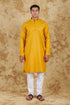 Veshbhoshaa Bluesaanchi Yellow Waistcoat Set