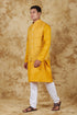 Veshbhoshaa Bluesaanchi Yellow Waistcoat Set