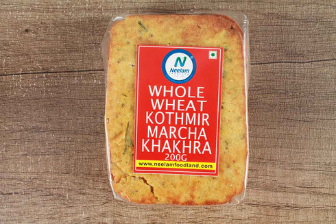 Neelam Foodland Whole Wheat Kothmir Marcha Khakhra Mobile