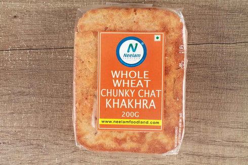 Neelam Foodland Whole Wheat Chunky Chat Khakhra Mobile
