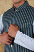 Veshbhoshaa Bluesaanchi Casual Grey Waistcoat Set