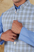 Veshbhoshaa Bluesaanchi Sky Blue Waistcoat Set