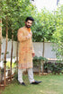 Kzari Yellow Kurta with Intricate Multi-Embroidery