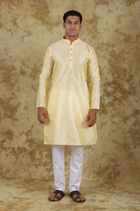 Veshbhoshaa Bluesaanchi Yellow Waistcoat Set